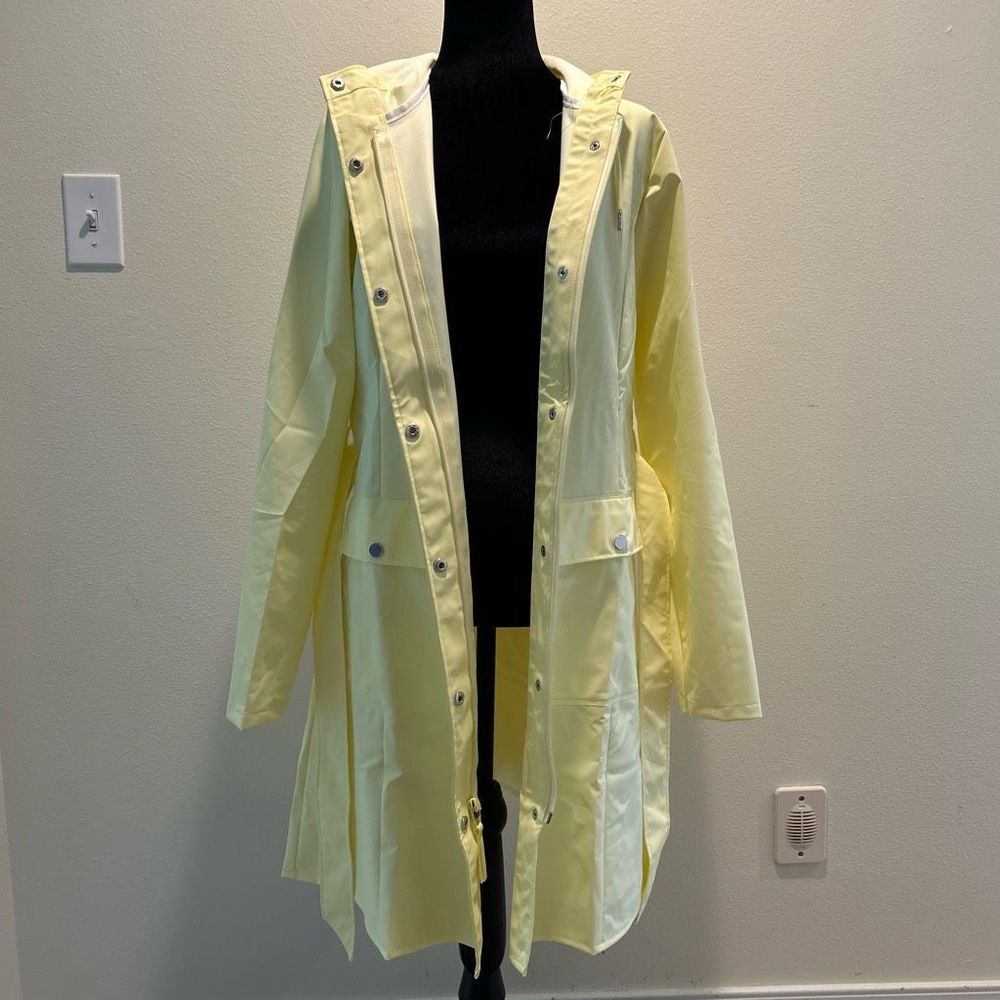 NWT Medium Curve W Jacket Straw Rains Unisex Waterproof - Picture 6 of 10